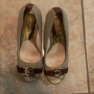 Micheal Kors, wedged heels, preowned
